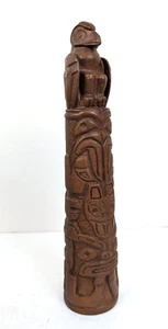 1990 Red Mill Totem Pole Handcrafted Statue Figure Seattle, WA Souvenir 9" Tall - Picture 1 of 9