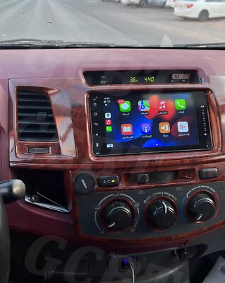 For Toyota Hilux 2004-2011 Apple CarPlay Android 13 Car Stereo Radio GPS WIFI FM - Image 1 of 4