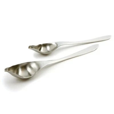 Norpro #3559 Stainless Steel Drizzle Spoons, Set of 2 - Image 1 of 4