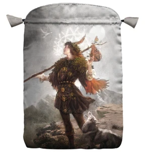 Himmel und Erde Satin Tarot Kartentasche Etui - Bild 1 von 1