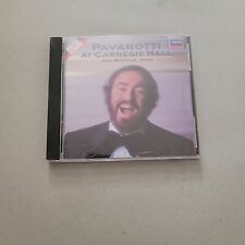 Pavarotti At Carnegie Hall John Wustman Piano (CD 1988)