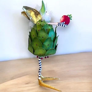 Patience Brewster Krinkles Christmas Artichoke With Cranberry 8” Ornament - Picture 1 of 15