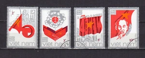 Vietnam 1985 république socialiste 4 timbres oblitérés /TE5291f - Foto 1 di 1