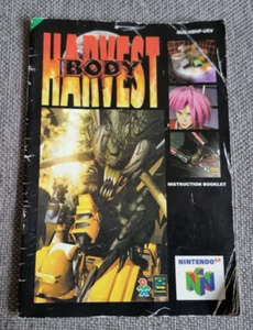 Replacement original Manual for N64 Nintendo 64 Body Harvest MANUAL ONLY - Picture 1 of 3