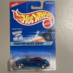 1996 Hot Wheels Collector #16904 Power Pipes Phantom Racer Series 3 of 4 Blue - Picture 1 of 6