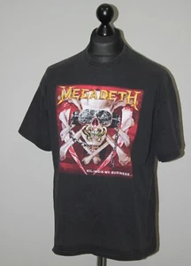 Vintage 90's 00's Megadeth heavy metal band mens shirt Size XL - Picture 1 of 6
