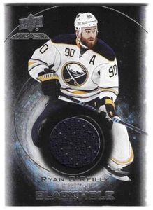 2016-17 UD BLACK RYAN O'REILLY BLACK HOLE GAME-WORN JERSEY #BH-RO BUFFALO SABRES - Picture 1 of 2