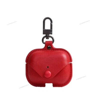 leather case airpods cover genuine apple pro protective airpod vintage retro ear - Image 1 of 4