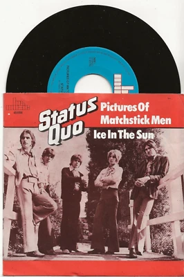 STATUS QUO MATCHSTICK MEN/ICE IN SUN RARE BR MUSIC SINGLE FROM NETHERLANDS, MINT - Image 1 of 2
