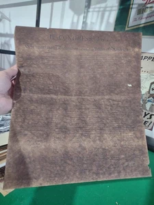 Copia vintage invecchiata - La Dichiarazione di Indipendenza - - Foto 1 di 6