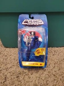 Figura Pepsiman Bandai 1998 variante azul rara cambio de cabeza Ultraman dañada - Imagen 1 de 5