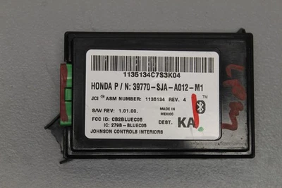 2005-2008 ACURA RL DRIVER FRONTAL ESQUERDO BLUETOOTH MÓDULO DE CONTROLE DE CELULAR UNIR - Imagem 1 de 3