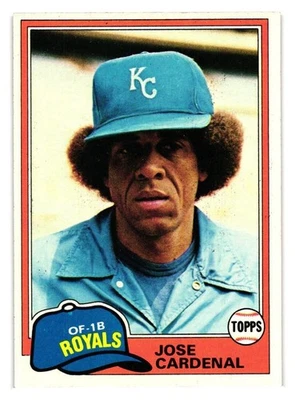 1981 Topps - #473 Jose Cardenal - Image 1 of 2
