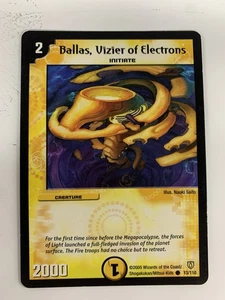 Duel Masters TCG - Ballas, Visir of Electrons 13/110 - Wizards Invincible Wrath - Foto 1 di 2