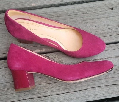 Tacones de gamuza rosa ciruela Cole Haan, talla 7 1/2 Foto 1 de 4