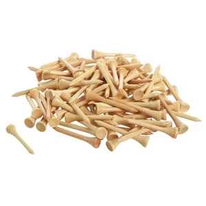 100 Piezas de UñAs de Pelota de Tee de Madera T Asiento de Bola Pin de Cla1809 - Foto 1 di 9