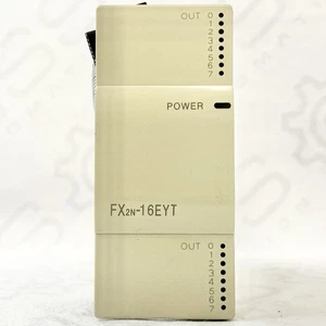Mitsubishi FX2N-16EYT Programmable Controller Transistor Output Module 24V 16pt - Picture 1 of 8