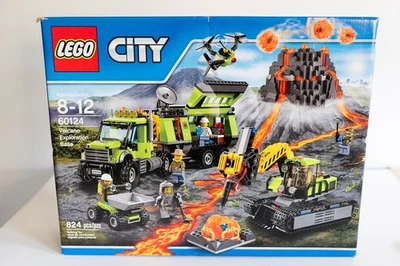 LEGO CITY 60124 Volcano Exploration Base Retired New Gift - Image 1 of 4