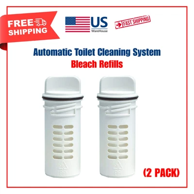 Flush N Sparkle Automatic Toilet Bowl Cleaning System, Fluidmaster8302P8, 2-Pack - Image 1 of 4