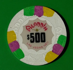 Aladdin Casino Chip Las Vegas $500 NCV House Mold 2 Different Sides - Picture 1 of 4
