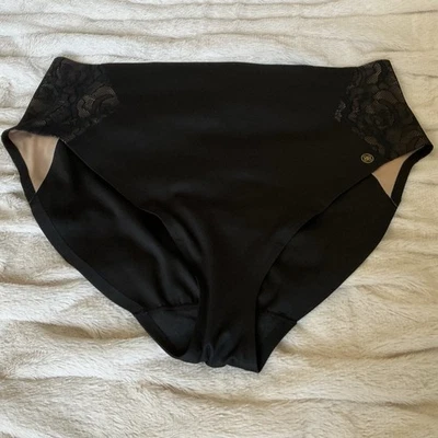 New Honeylove Crossover Brief Black Shaping No Lines Underwear Panty Size 2X - Image 1 of 4