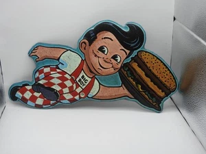 Open Road Bob's Big Boy Family Restaurant Hamburger 11,7x13 Metall Wandschild - Bild 1 von 2