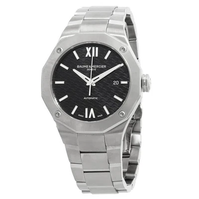 Reloj para hombre Baume et Mercier Riviera automático esfera negra 10621 Foto 1 de 3