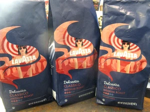 3 Bags Lavazza Dolcevita  Classico Medium Roast Ground Coffee 32oz Ea Bag - Picture 1 of 9