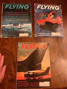 3 1963 FLYING MAGAZINES FEBRUARY, MARCH APRIL - Picture 1 of 4