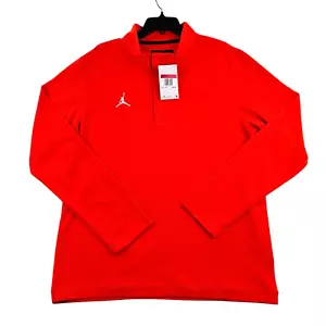 Neu mit Etikett Nike Jordan Dri-FIT 1/4-Reißverschluss Pullover Herren Gr. L orange Oberteil Pullover DQ7913 - Bild 1 von 12