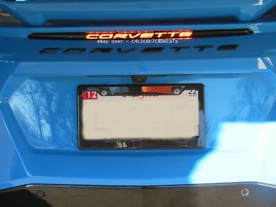 Chevy Corvette StingRay C8 3rd brake light decal 2021 - Image 1 of 4
