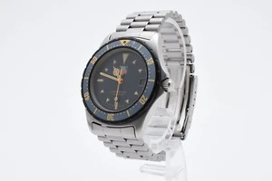 ▶[EXC+5] Tag Heuer 972.606 Mens  Watch Moondust Blue Professional From JAPAN - Picture 1 of 12