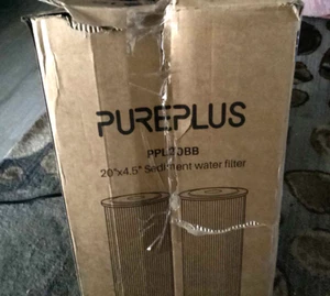 PUREPLUS 20" x 4.5" Whole House Pleated Sediment 2 Pack - Picture 1 of 1