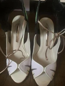 Sophia Webster Sandalen Flower Leaf Multicolor Gold Damen Größe EU 36,5 US 6 Gebraucht - Bild 1 von 4