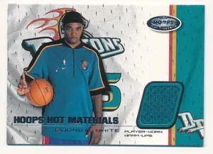 RODNEY WHITE 2001-02 NBA HOOPS HOT PROSPECTS #HMRW JERSEY PATCH PISTONS MINT - Picture 1 of 2