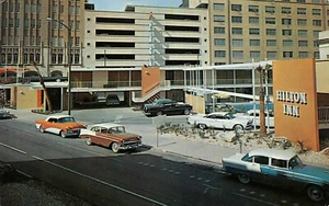 Nueva postal de Hilton Inn Downtown Pleasure Resort San Antonio, TX de colección años 50 - Imagen 1 de 2