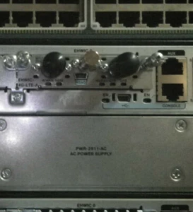 Cisco 2911/K9 Router 128F/512D EHWIC-4G-LTE-AT 4ESW 1 rok gwarancji - Zdjęcie 1 z 5