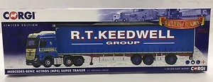 Corgi CC15808, Mercedes-Benz Actros (MP4) Super Trailer Curtainside Keedwell - Picture 1 of 6