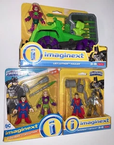 LEX LUTHOR HAULER, SUPERMAN & LUTHOR, SUPERMAN & METALLO 2er Pack Rarität Imaginext - Bild 1 von 5