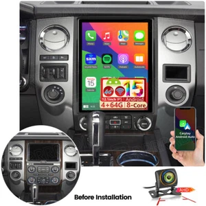 4+64GB Android 15 Radio For Ford Expedition 2015-2017 Car Stereo 4G WiFi +Camera - Picture 1 of 23