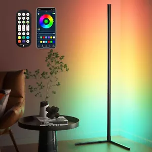 RGB LED Stehleuchte 10W Dimmbar Farbig Stehlampe Lichtsäule Standleuchte Dimmbar - Bild 1 von 12