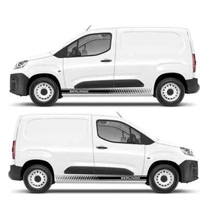 Fits Citroen Berlingo Side Stripes Vinyl Graphics Any Year Decals Both Sides - Picture 1 of 2