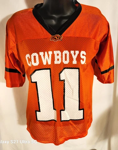 Little King-Boy's Oklahoma State OSU Cowboys #11 Mesh Jersey size M 8/10 Cover