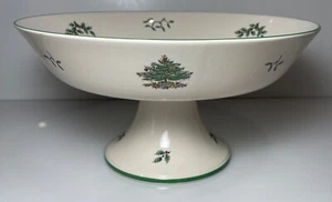 Spode Christmas Tree Footed Centerpiece 11 1/2" - Picture 1 of 5