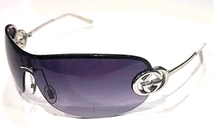 Gafas de sol Gucci GG 2773/S plateadas metal degradado azul escudo Italia - Imagen 1 de 16