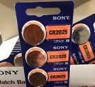 3 Sony Cr2025 Dl2025 Br2025 Lithium Coin Cell Battery 3V Exp 2027 Fast Shipping