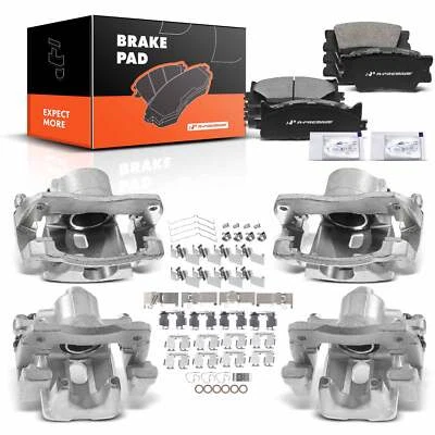 Brake Pad + Caliper Front & Rear for Lexus ES350 Toyota Avalon Camry 2012-2017 - Image 1 of 4