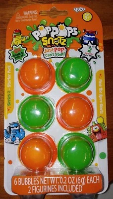 Yulu Toys - Pop Pops Snotz - Serie 2 (paquete de inicio) agarre ciego - nuevo (11j) Foto 1 de 2