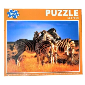 Puzzle 1.000 Teile Zebra Afrika Safari Naturkulisse 50 X 70 Für Erwachsene - Bild 1 von 1