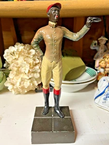 Vintage Early 1900s Table Top Painted Cast Iron Lawn Jock Club 21 Style X-Fine - Picture 1 of 10